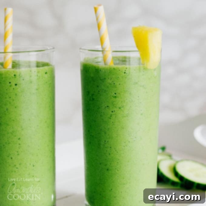 Tropical Cucumber Oasis Smoothie 1 featured 22893