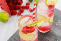 Sparkling Raspberry Gin Rickey
