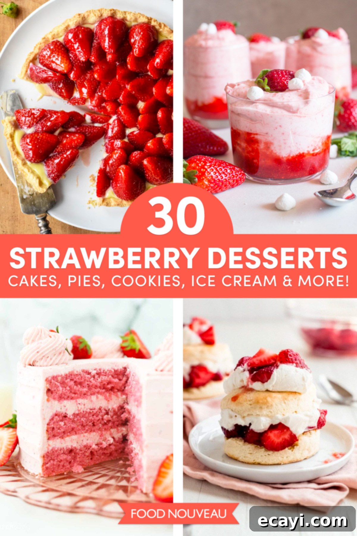 30 Irresistible Strawberry Desserts 1 featured 24526