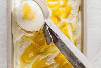 Zesty Homemade Lemon Gelato