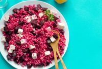 Jeweled Couscous with Ruby Beet & Feta