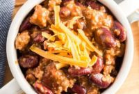 Classic Homemade Chili
