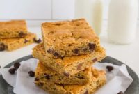 Golden Chocolate Chip Blondies