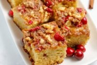 Bright Cranberry Coffee Cake