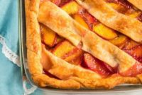 Heavenly Deep Dish Peach Pie
