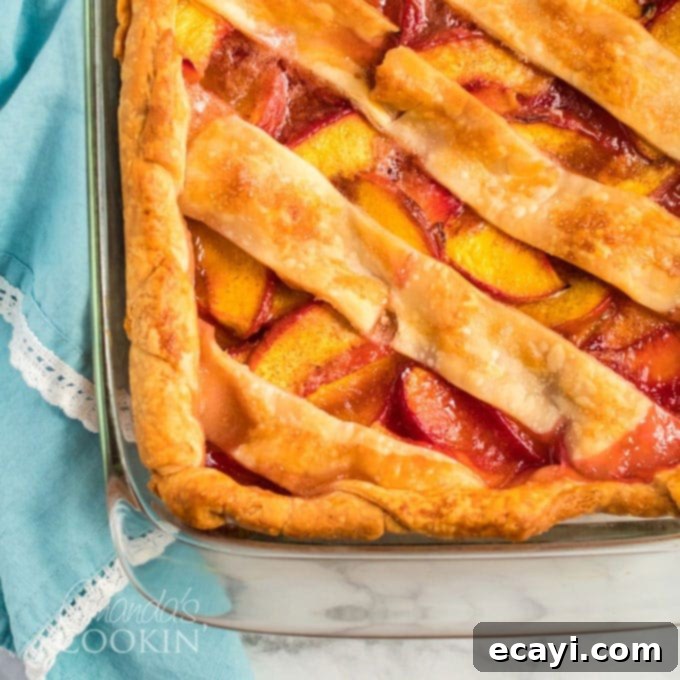 Heavenly Deep Dish Peach Pie 1 featured 34052