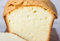 Velvety Whipping Cream Pound Cake