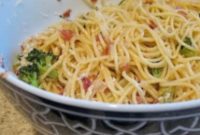 Spaghetti with Pancetta and Broccoli