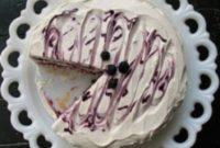 Velvet Vanilla Mulberry Cake