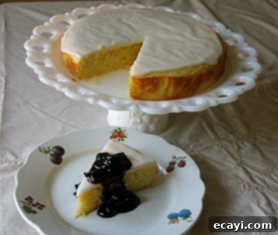 Zesty Lemon Cornmeal Cake with Blueberry Compote 1 featured 3692