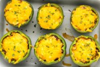 Chili Cornbread Stuffed Peppers