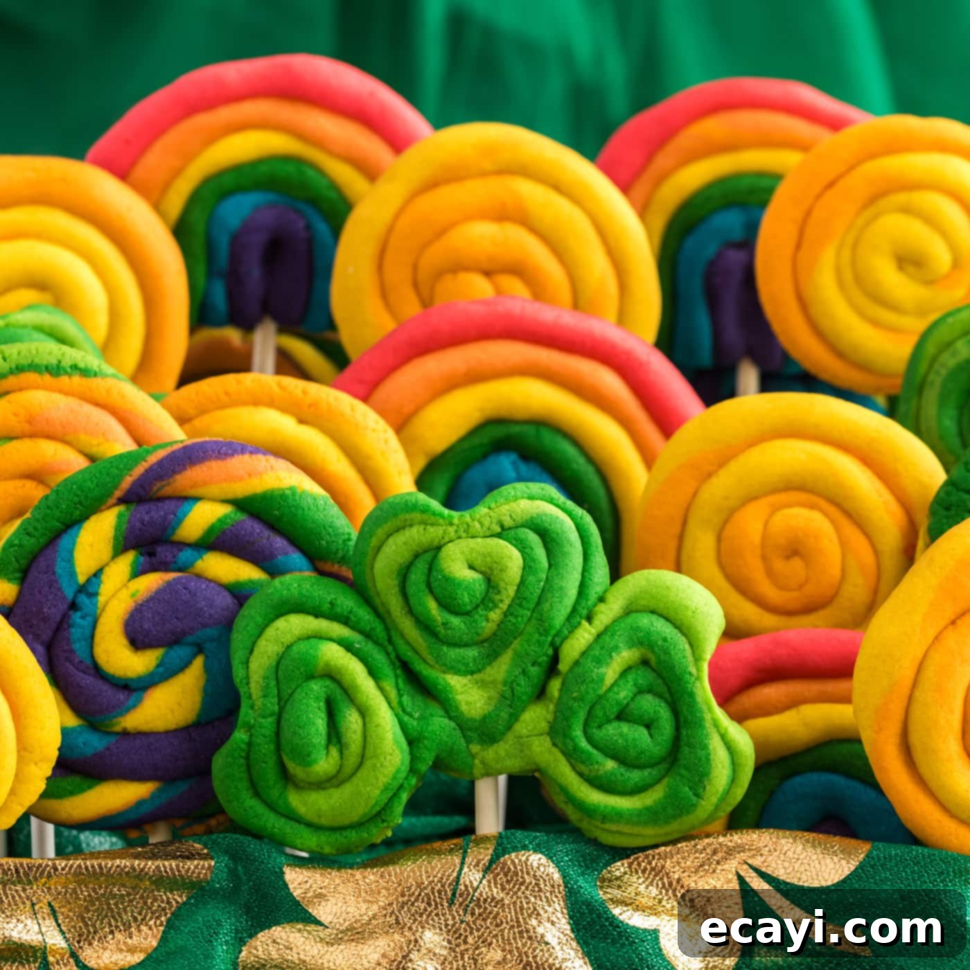 Green St Patricks Day Cookies 1 featured 3775