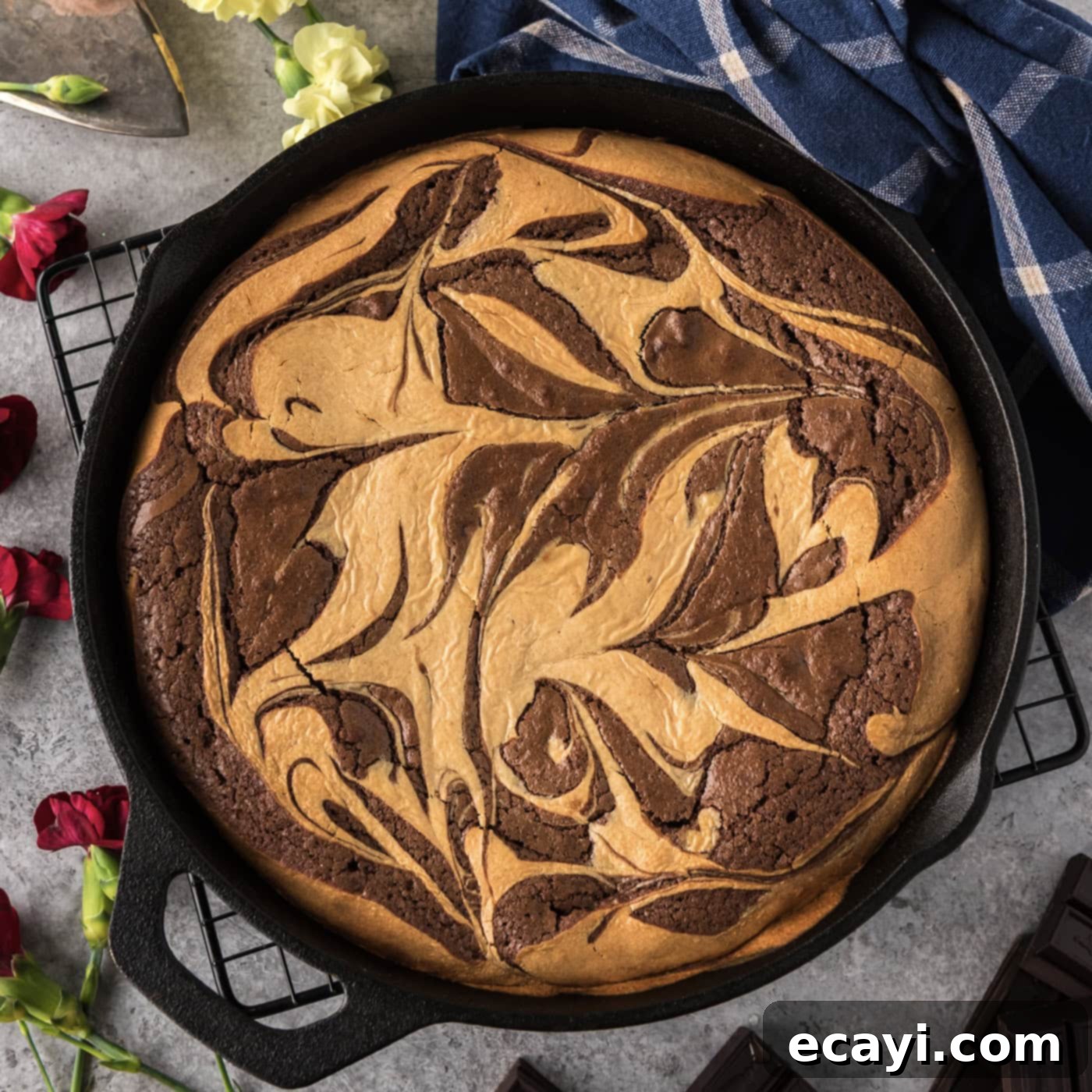 Deep Dish Peanut Butter Brownie 1 featured 3797