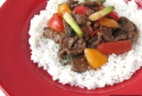 Zesty Beef, Tomato, and Bell Pepper Stir-Fry