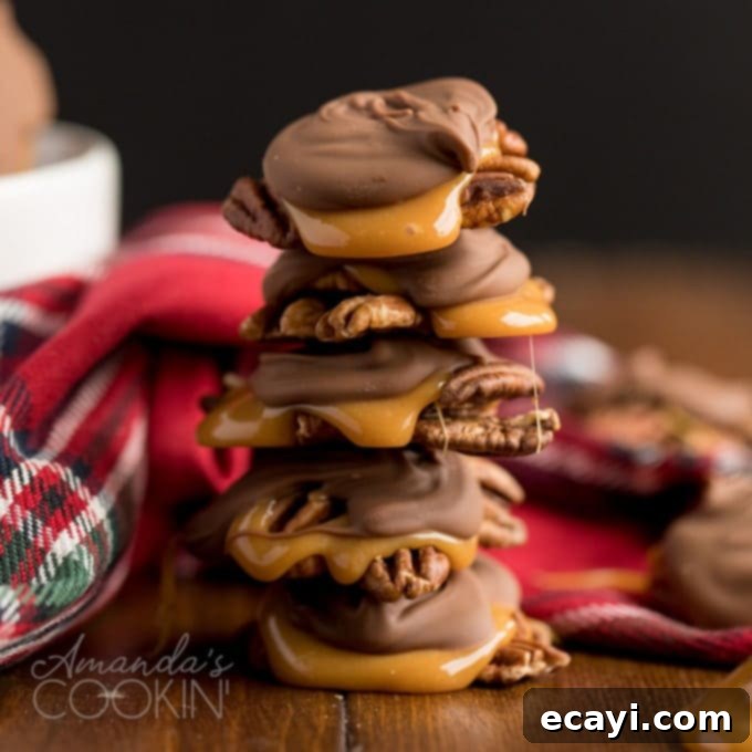 Decadent Chocolate Turtles 1 featured 38800