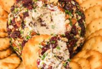 Festive Cranberry Cheese Ball