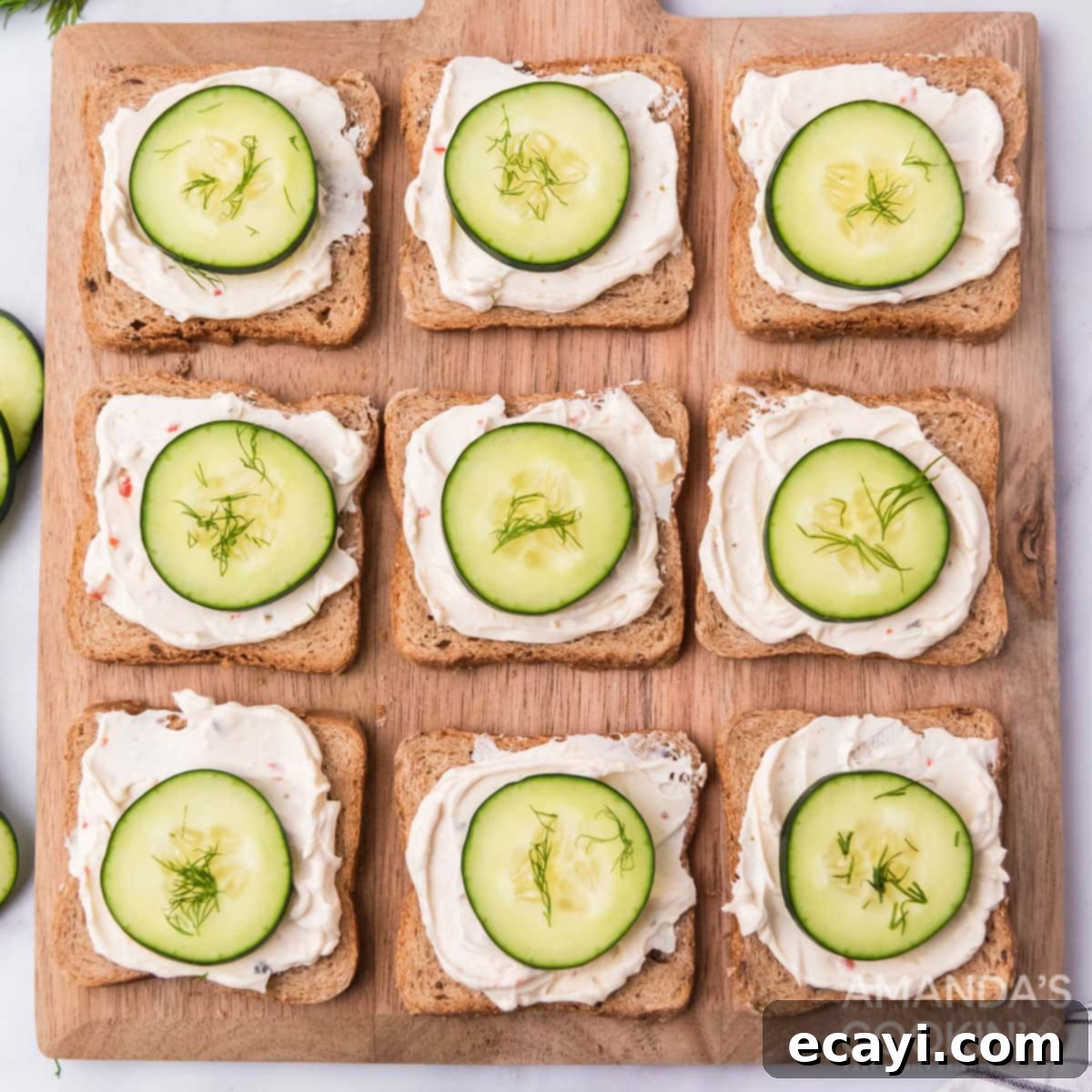 Delicate Cucumber Finger Sandwiches 1 featured 46353