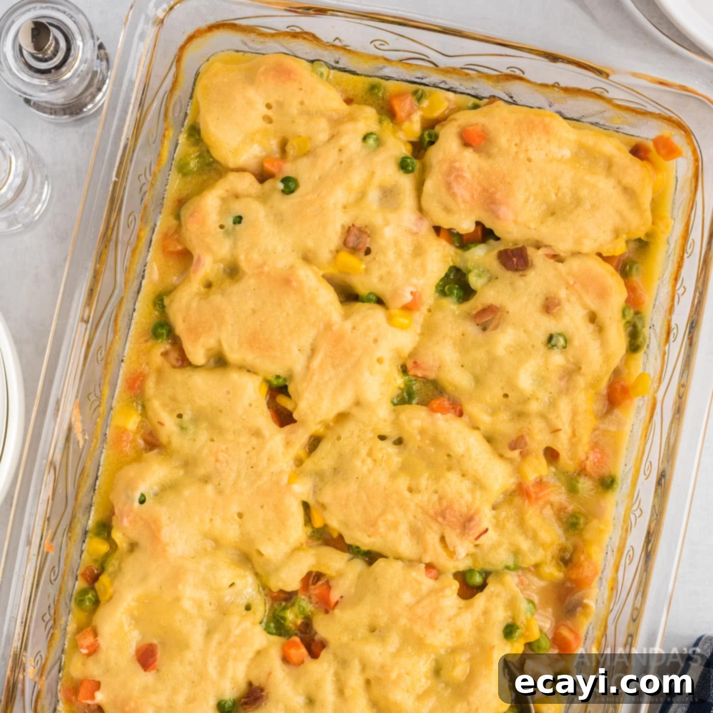 Comforting Chicken Dumpling Bake 1 featured 50466
