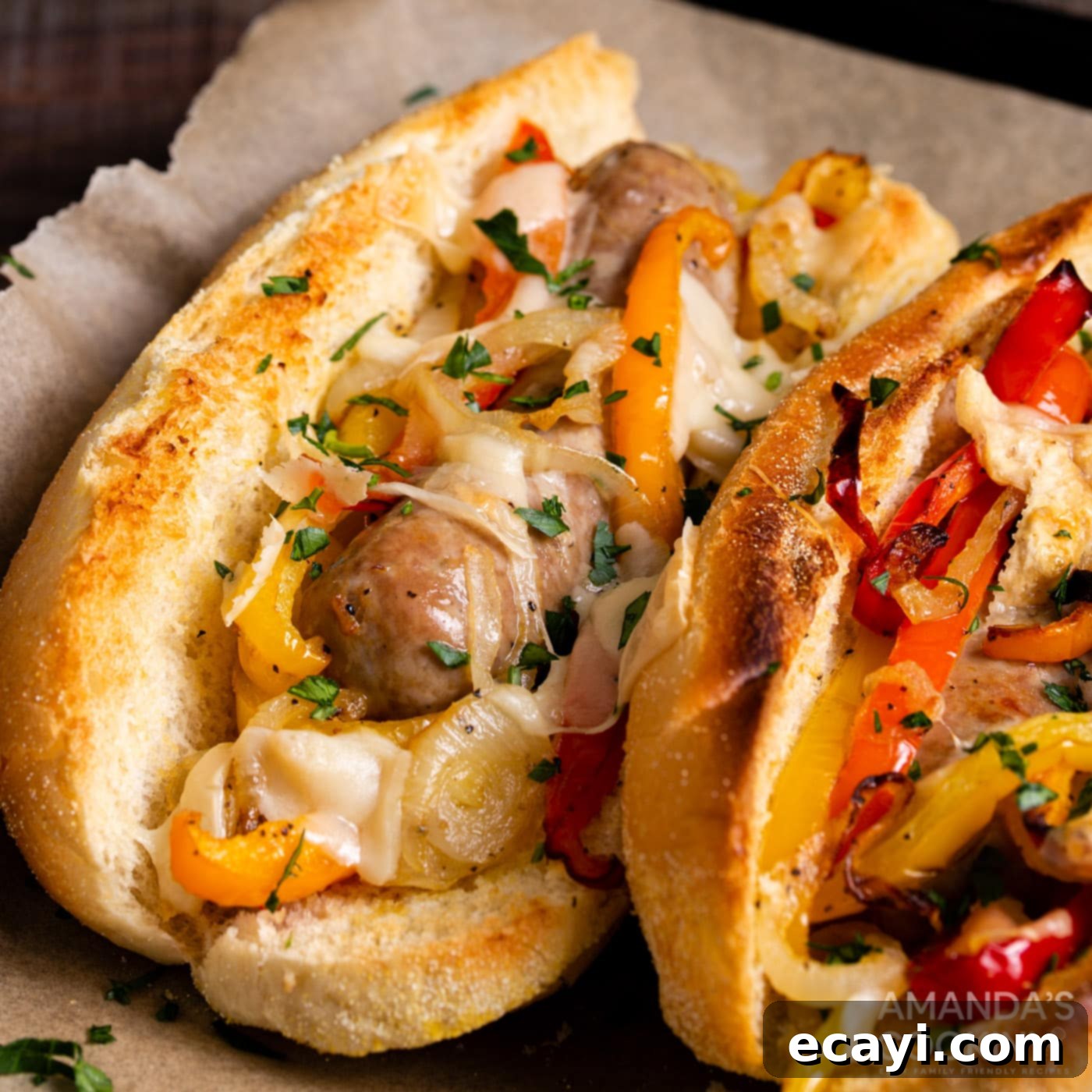 Crispy Air Fryer Italian Sausage and Peppers 1 featured 50845