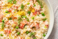 Succulent Shrimp and Sweet Pea Risotto