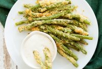 Crispy Air-Fried Green Bean Sticks