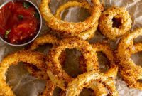 Golden Air Fryer Onion Rings