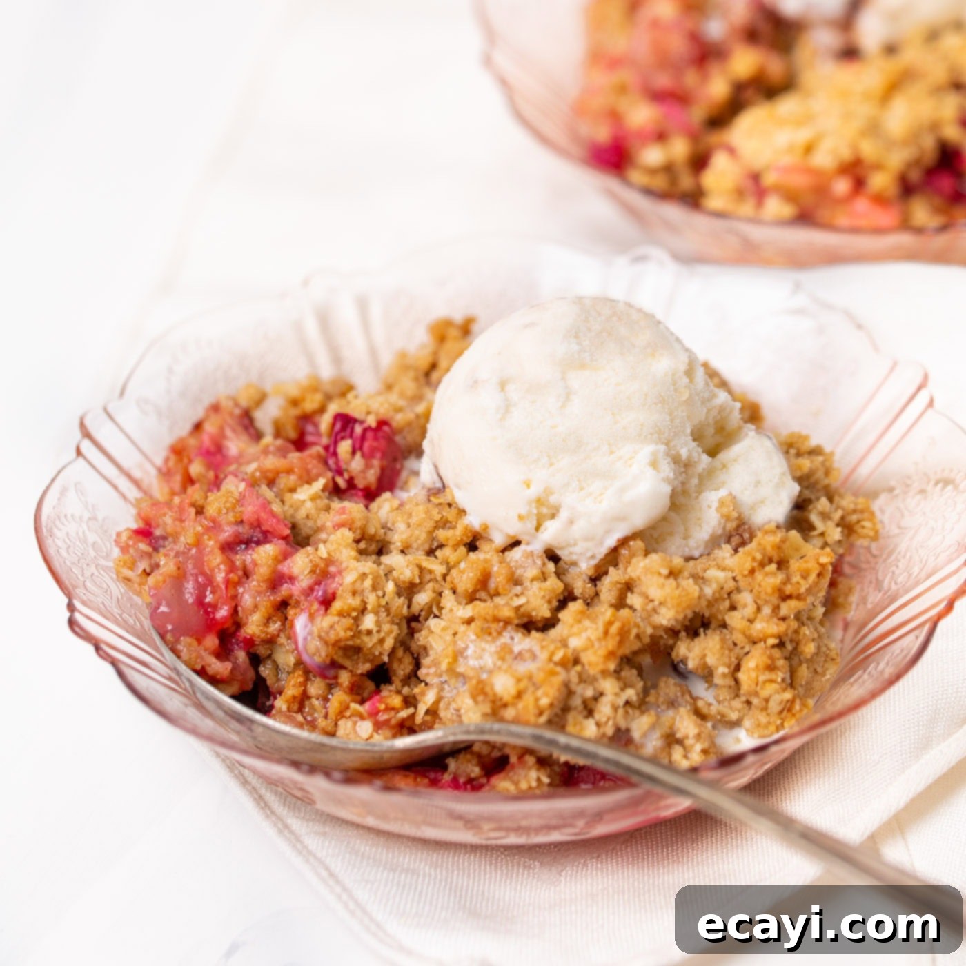 Sweet & Tart Rhubarb Crumble 1 featured 56530