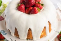 Summer Strawberry Bundt Delight