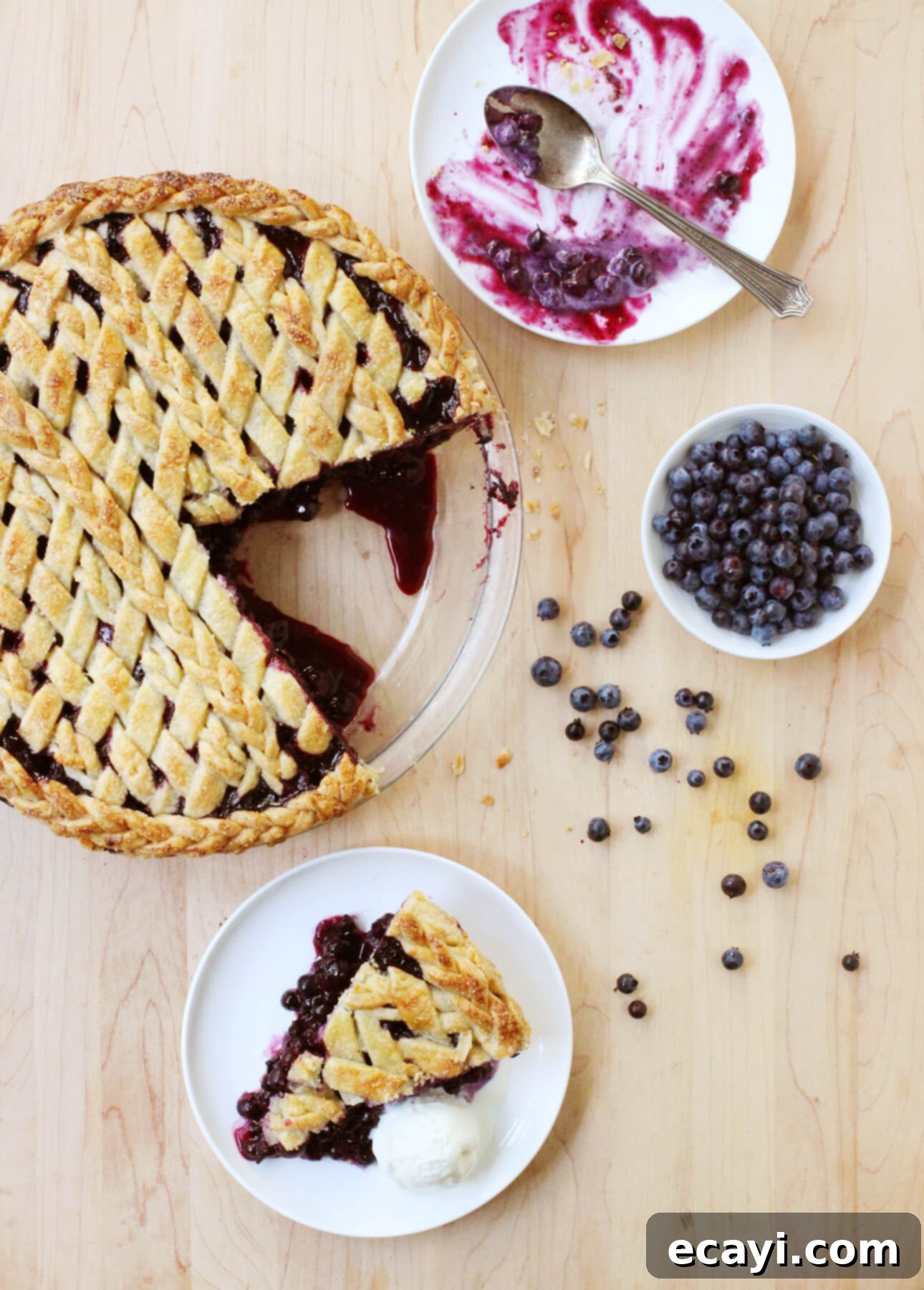 Wild Blueberry Weave Pie 1 featured 5920