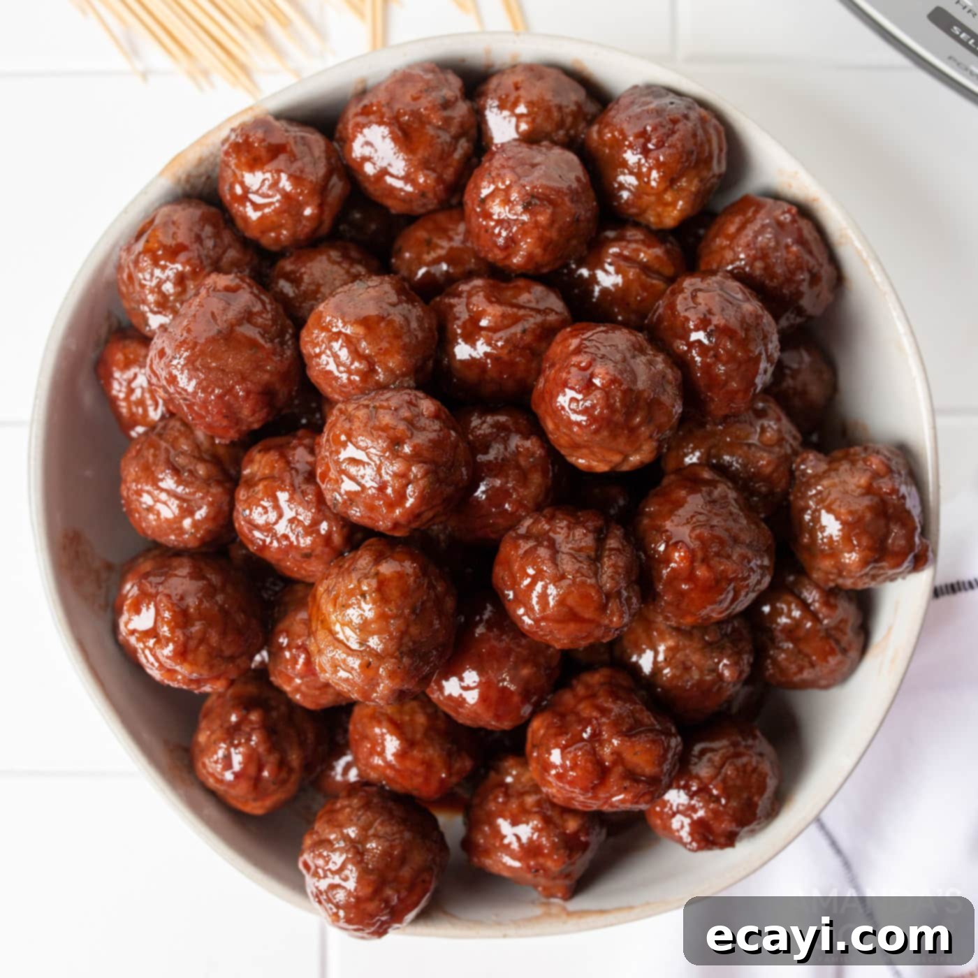 Sticky Grape Glazed Meatballs 1 featured 59946