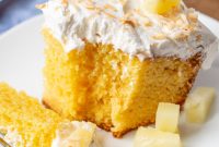 Luscious Pineapple Poke Cake