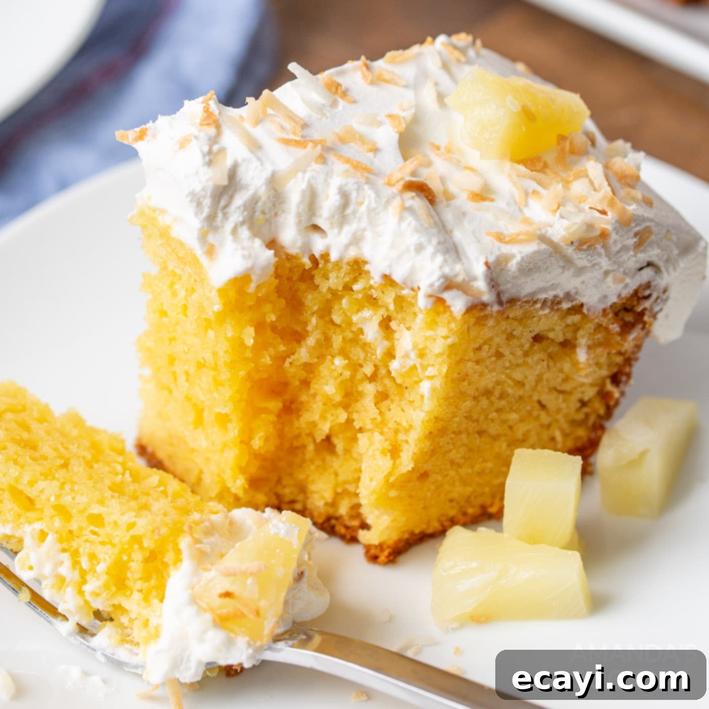 Luscious Pineapple Poke Cake 1 featured 60407