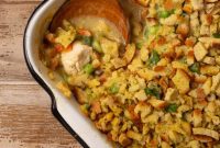 Savory Chicken and Stuffing Bake