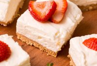 Chilled Cheesecake Squares