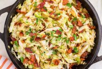 Golden Fried Cabbage