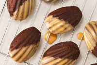 Decadent Mocha Madeleines with Espresso Drizzle