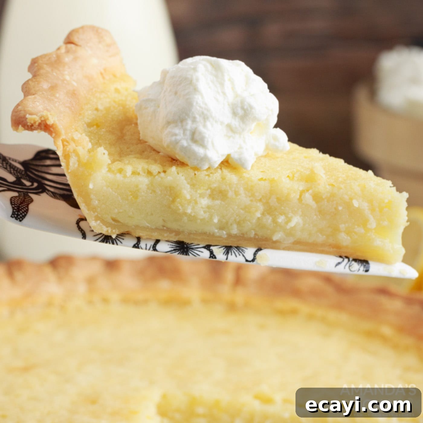 Down-Home Southern Buttermilk Pie 1 featured 63217