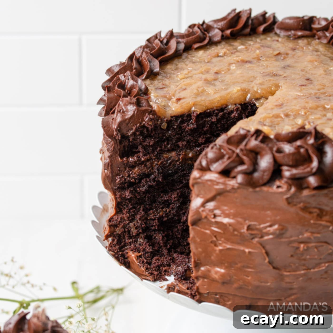 Decadent Coconut Pecan Chocolate Cake 1 featured 63617