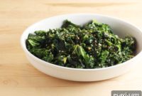Crispy Sesame and Chili Kale Chips