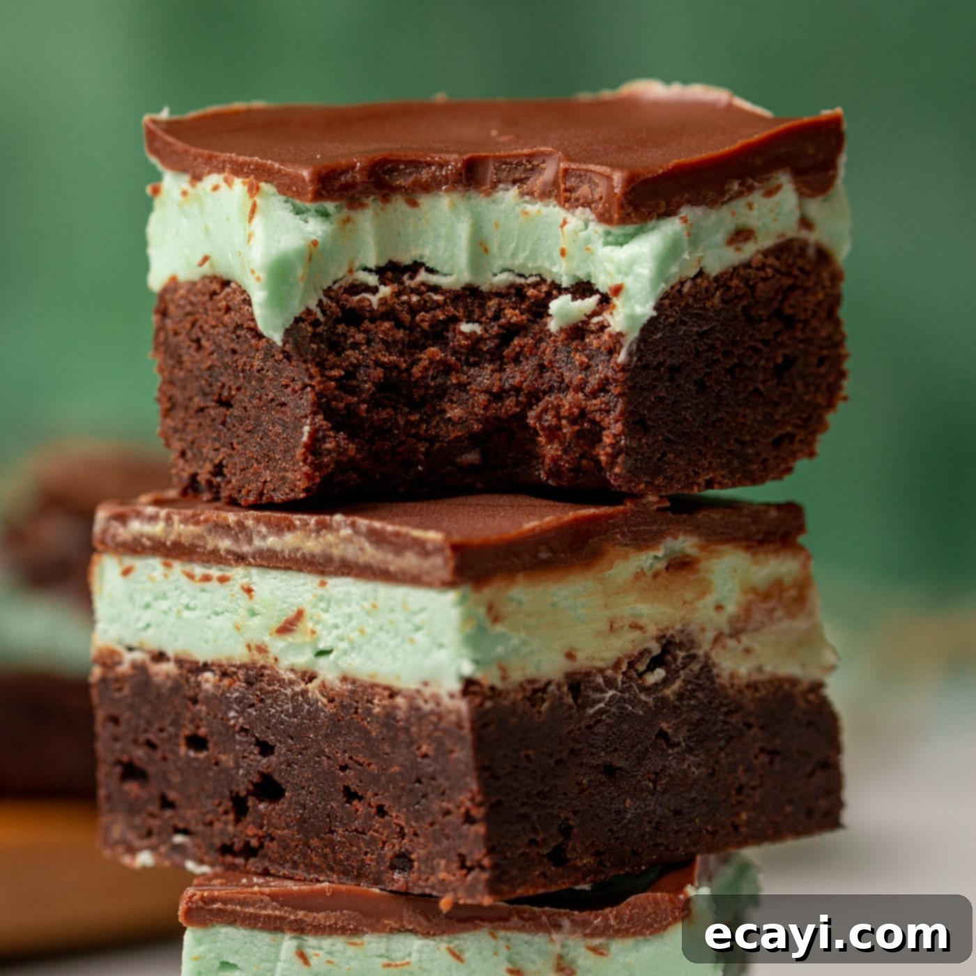 Decadent Mint Chocolate Brownies 1 featured 64550