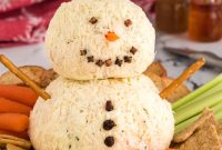 Jolly Snowman Cheeseball