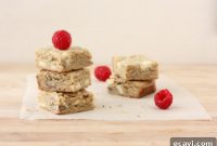 Whiskey-Kissed White Chocolate Pecan Blondies