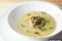 Seared Scallops over Creamy Maple Pear Parsnip Puree