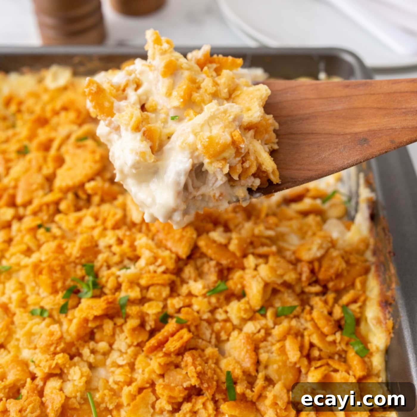 Golden Chicken Casserole 1 featured 66391