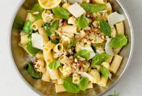 Lemon Roasted Cauliflower Pasta