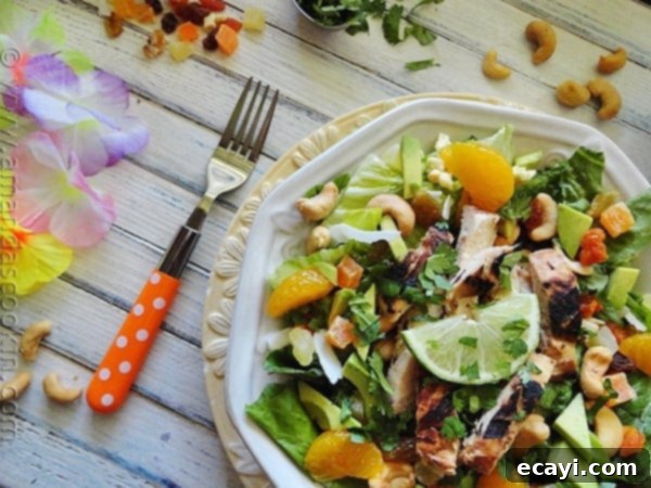 Tropical Key West Grilled Chicken Salad 1 featured 6676