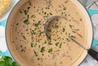 Rich Velvety Mushroom Soup