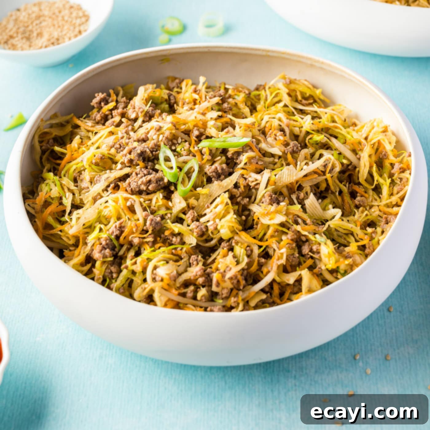 Egg Roll Stir-Fry Bowl 1 featured 68422