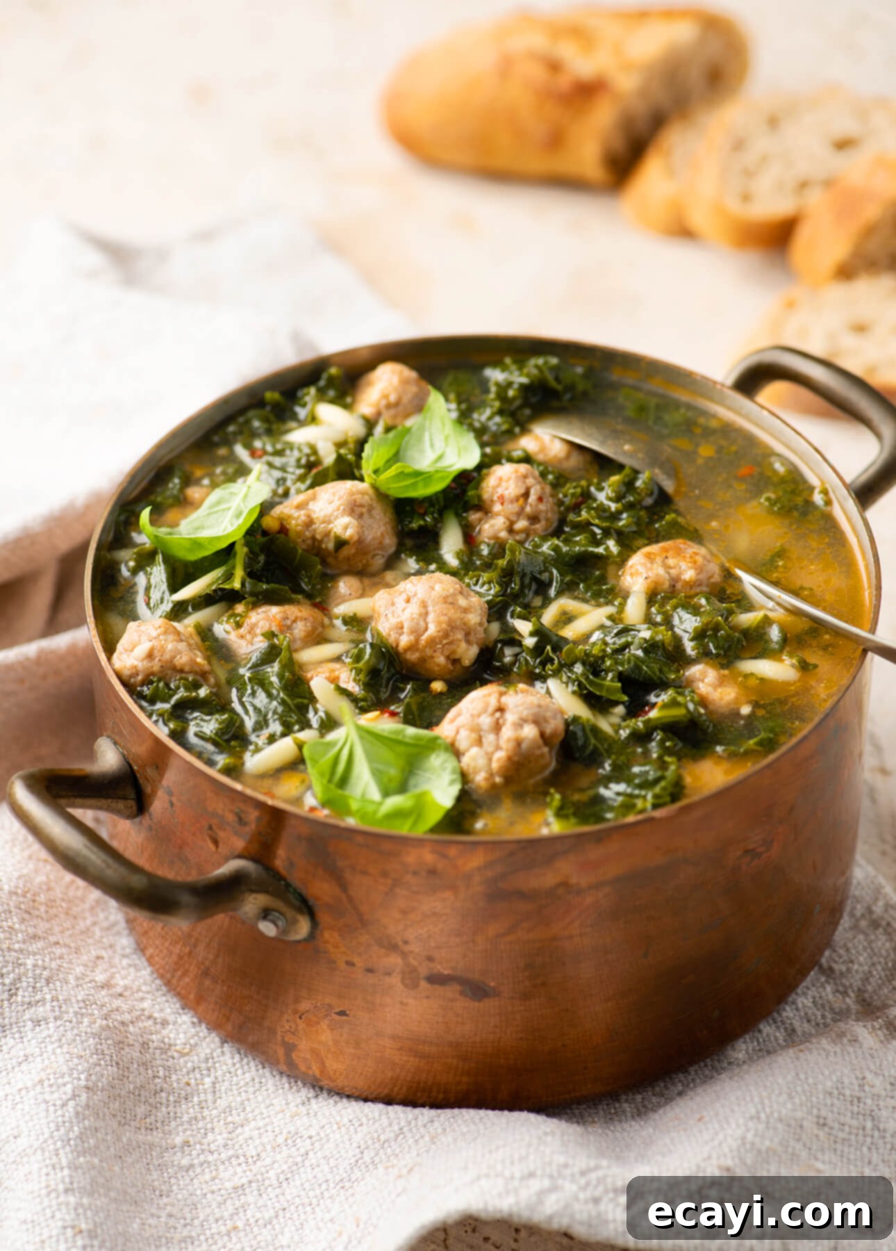 Effortless Italian Wedding Soup 1 featured 7101