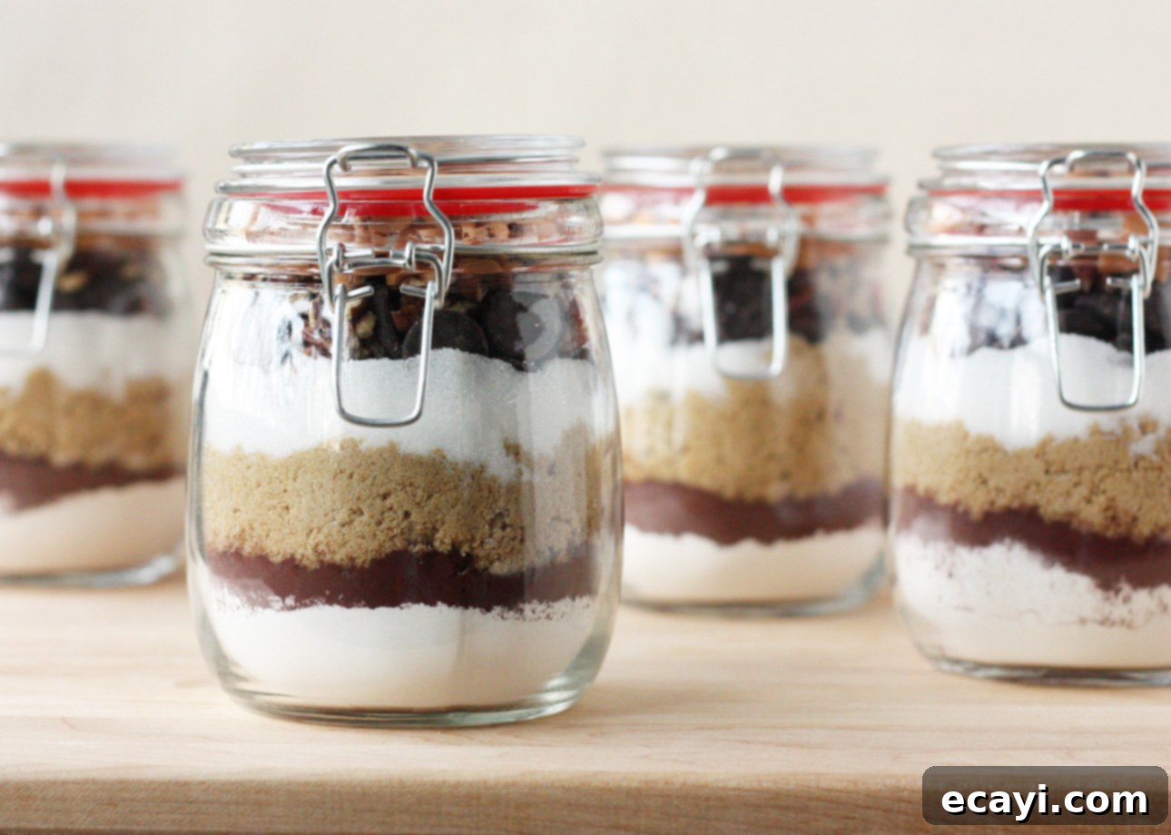 Gift Happiness With Homemade Brownie Jars 1 featured 7116